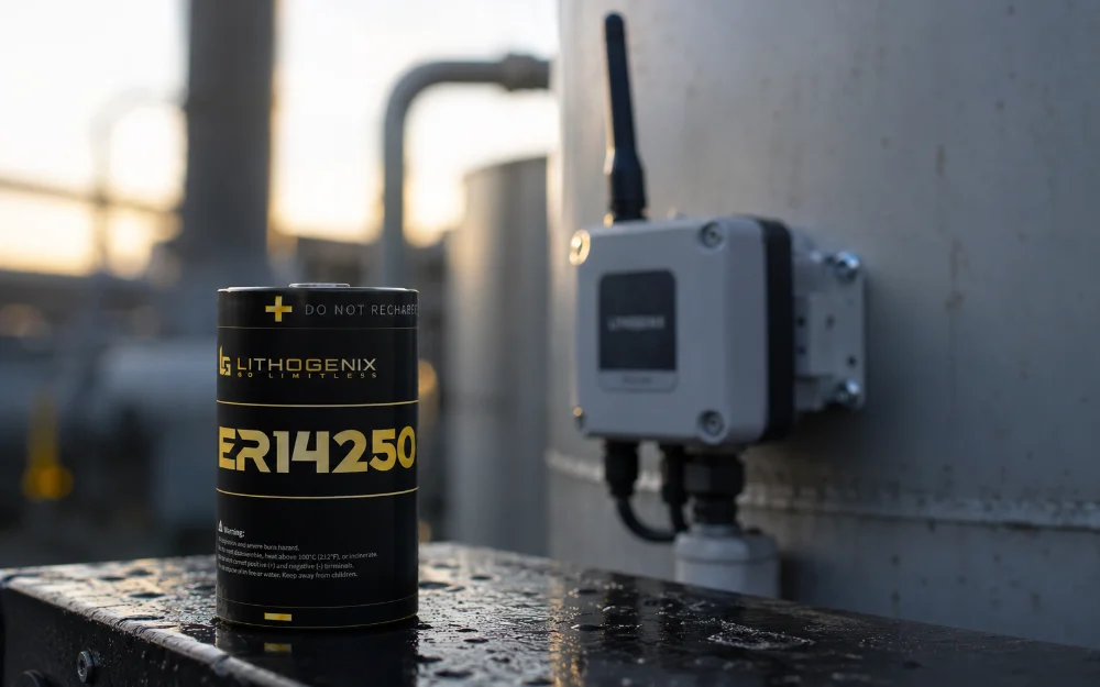 Li SOCl₂ battery for remote monitoring system