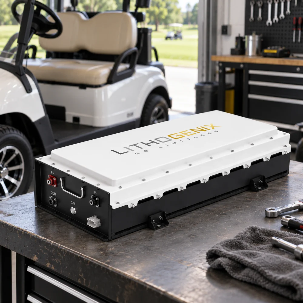 golf cart battery from lithogenix